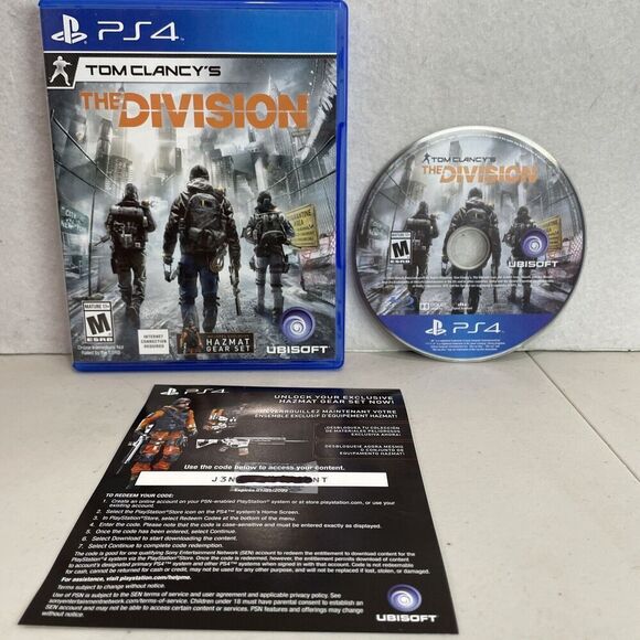 Tom Clancy's The Division PS4 PlayStation 4 Mint‎ Disc - Picture 1 of 5